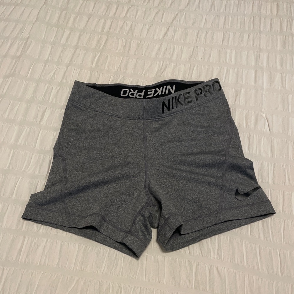 Gray Nike Pro Spandex